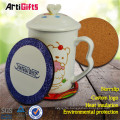 Custom souvenir 2d custom soft pvc mug coaster